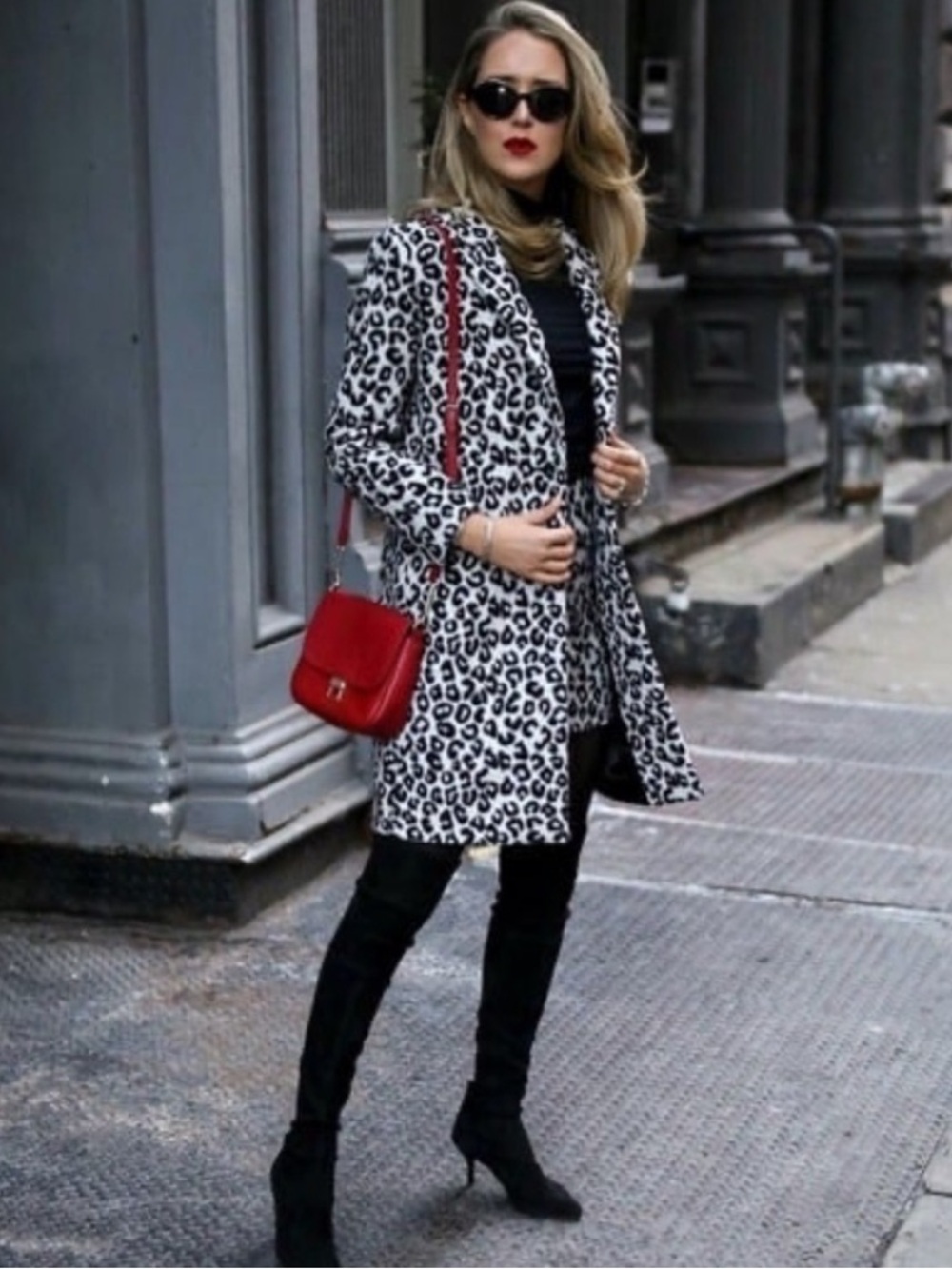 Rachel Zoe Snow Leopard Coat